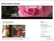 Tablet Screenshot of mothernaturesgarden.wordpress.com