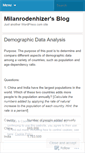 Mobile Screenshot of milanrodenhizer.wordpress.com
