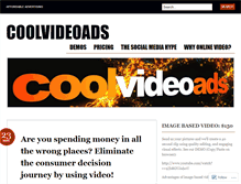 Tablet Screenshot of coolvideoads.wordpress.com