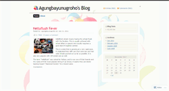 Desktop Screenshot of agungbayunugroho.wordpress.com