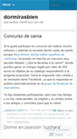 Mobile Screenshot of dormirasbien.wordpress.com