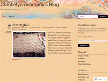 Tablet Screenshot of crochetycrochetlady.wordpress.com