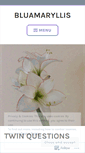 Mobile Screenshot of bluamaryllis.wordpress.com