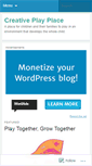 Mobile Screenshot of creativeplayplace.wordpress.com