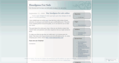 Desktop Screenshot of handgunsforsale.wordpress.com