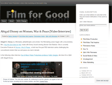 Tablet Screenshot of filmforgood.wordpress.com