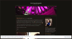 Desktop Screenshot of bettylangphotography.wordpress.com