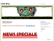 Tablet Screenshot of bulbiblog.wordpress.com