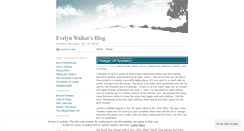 Desktop Screenshot of evelynwalker.wordpress.com
