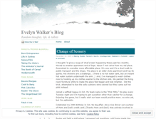 Tablet Screenshot of evelynwalker.wordpress.com