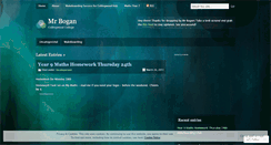 Desktop Screenshot of mrbogan.wordpress.com