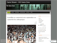 Tablet Screenshot of gamestream.wordpress.com