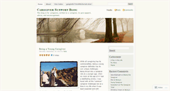Desktop Screenshot of caregiversupport.wordpress.com