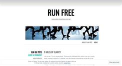 Desktop Screenshot of livingandrunningfree.wordpress.com