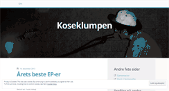 Desktop Screenshot of koseklumpen.wordpress.com