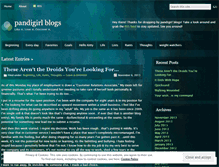 Tablet Screenshot of pandigirl.wordpress.com