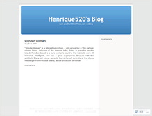 Tablet Screenshot of henrique520.wordpress.com