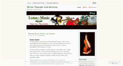 Desktop Screenshot of lotusmusic.wordpress.com