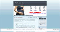 Desktop Screenshot of hamilsehat.wordpress.com