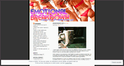 Desktop Screenshot of emotionalbreakdown.wordpress.com