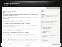 Tablet Screenshot of mattyzmatty.wordpress.com