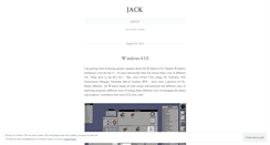 Desktop Screenshot of jackrichins.wordpress.com