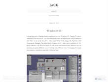 Tablet Screenshot of jackrichins.wordpress.com