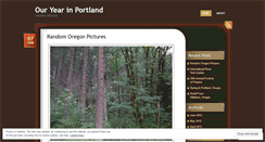 Desktop Screenshot of ouryearinportland.wordpress.com