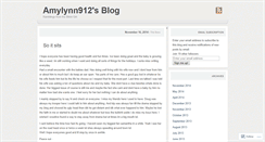 Desktop Screenshot of amylynn912.wordpress.com
