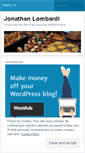Mobile Screenshot of jonlombardi.wordpress.com