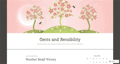 Desktop Screenshot of centsandsensibility.wordpress.com