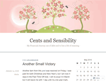 Tablet Screenshot of centsandsensibility.wordpress.com