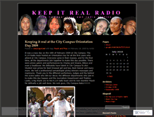 Tablet Screenshot of keepitrealradio.wordpress.com