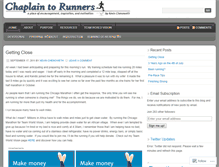 Tablet Screenshot of chaplaintorunners.wordpress.com