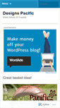 Mobile Screenshot of designspacific.wordpress.com