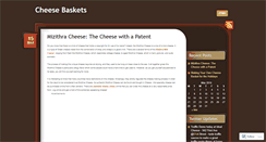 Desktop Screenshot of cheesebaskets.wordpress.com