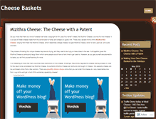 Tablet Screenshot of cheesebaskets.wordpress.com