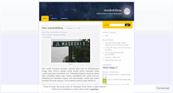 Desktop Screenshot of maskokilima.wordpress.com