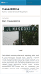 Mobile Screenshot of maskokilima.wordpress.com