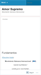 Mobile Screenshot of amorsupremo.wordpress.com