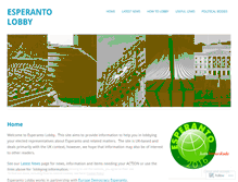 Tablet Screenshot of esperantolobby.wordpress.com