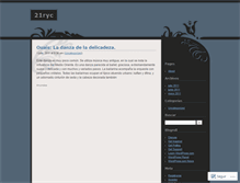 Tablet Screenshot of 21ryc.wordpress.com
