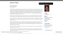 Desktop Screenshot of juliece.wordpress.com