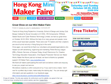 Tablet Screenshot of hkmakerfaire.wordpress.com