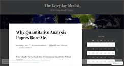 Desktop Screenshot of everydayidealist.wordpress.com