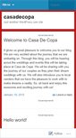 Mobile Screenshot of casadecopa.wordpress.com