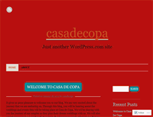 Tablet Screenshot of casadecopa.wordpress.com