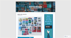 Desktop Screenshot of borrandoque.wordpress.com