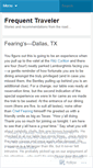 Mobile Screenshot of frequenttraveler.wordpress.com