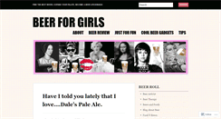 Desktop Screenshot of beerforgirls.wordpress.com